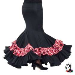Falda flamenca  ajustada...