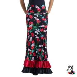 Falda flamenca  ajustada...